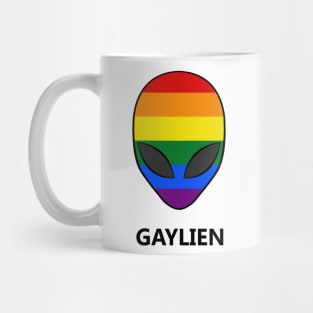 Gaylien Rainbow LGBT Pride Mug